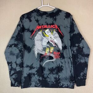 Metallica Liquid Death MTZ World Tour 2023‎ 2024 Tie Dye Graphic Sweatshirt